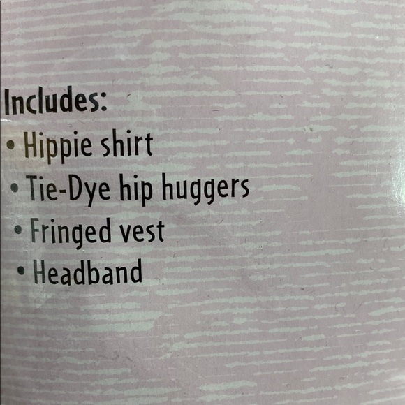 Hippie Chick plus size Costume - Multicolor - Picture 3 of 4